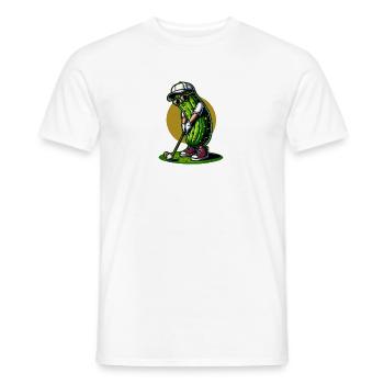 Funny Pickl Golf Player Humor - Men's T-Shirt - white - Front - AI Model Male 178 dark (178cm)
