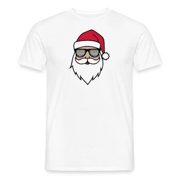 Santa Claus Cool Christmas Gifts Christmas - Men's T-Shirt - white - Front - AI Model Male 178 dark (178cm)