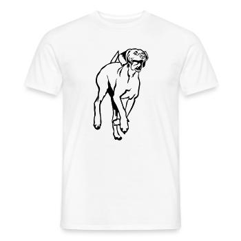 Magyar Vizsla - Männer T-Shirt - Weiß - Vorne - AI Model Male 178 dark (178cm)