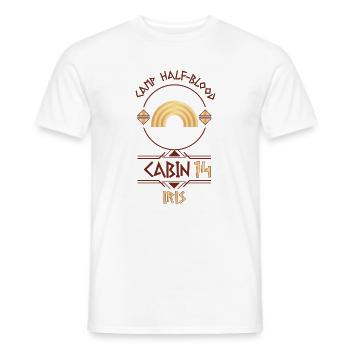 Cabin #14 in Camp Half Blood, Child of Iris - Men's T-Shirt - white - Front - AI Model Male 178 dark (178cm)