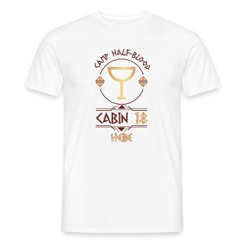 Cabin #18 in Camp Half Blood, Child of Hebe - Men's T-Shirt - white - Front - AI Model Male 178 dark (178cm)
