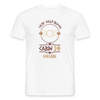 Cabin #20 in Camp Half Blood, Child of Hecate - Men's T-Shirt - white - Front - AI Model Male 178 dark (178cm)