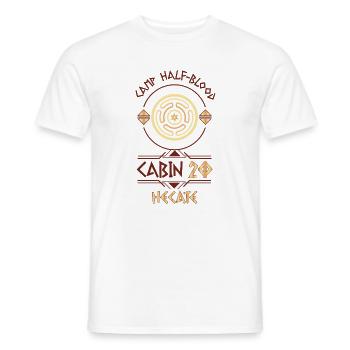 Cabin #20 in Camp Half Blood, Child of Hecate - Men's T-Shirt - white - Front - AI Model Male 178 dark (178cm)