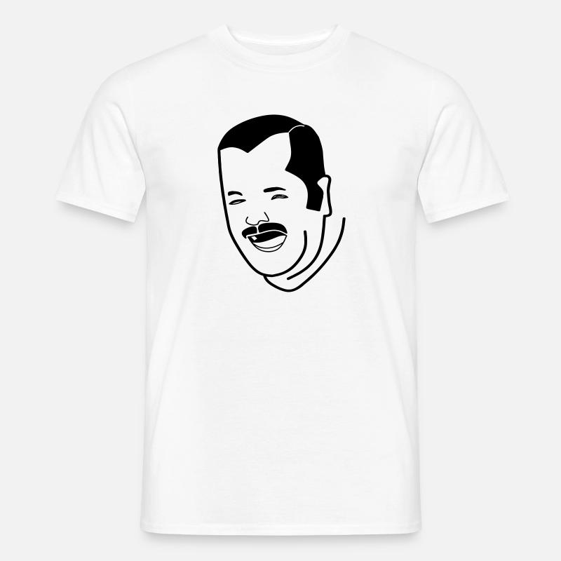 KEKW Twitch Meme sort griner mexicansk - Mænd T-shirt - hvid