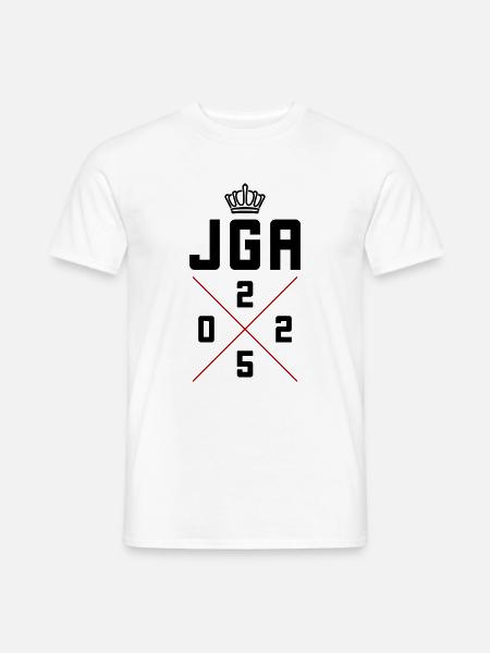 Jga 2025 Junggesellenabschied - Männer T-Shirt - Weiß