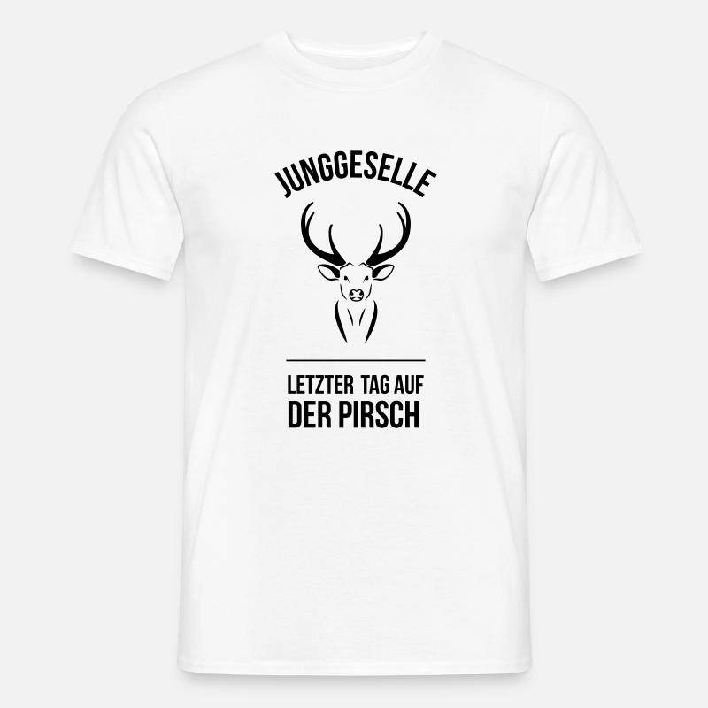 Der Junggeselle - Männer T-Shirt - Weiß