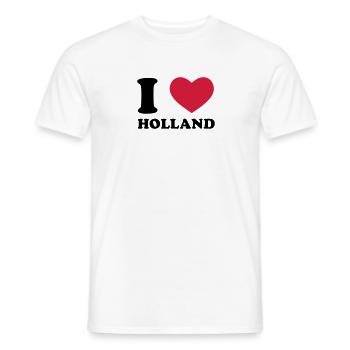 holland - Männer T-Shirt - Weiß - Vorne - AI Model Male 178 dark (178cm)