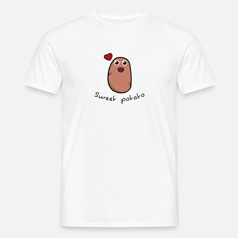 Patata dolce - T-shirt uomo - bianco
