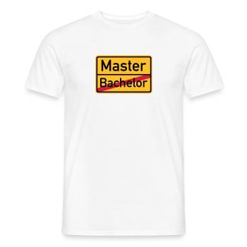 Master - Männer T-Shirt - Weiß - Vorne - AI Model Male 178 dark (178cm)