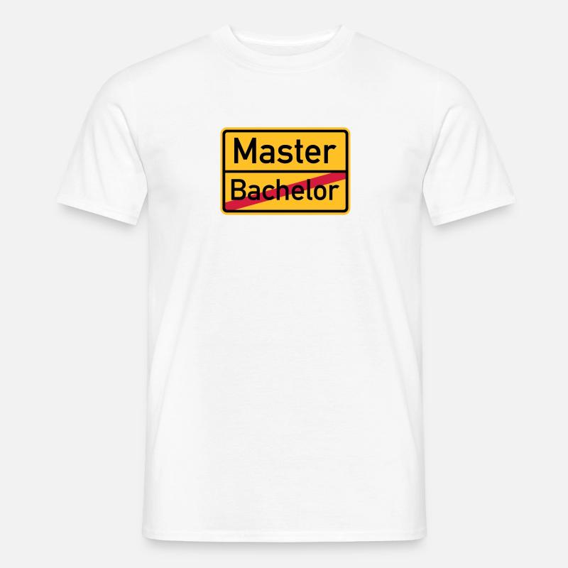 Master - Männer T-Shirt - Weiß