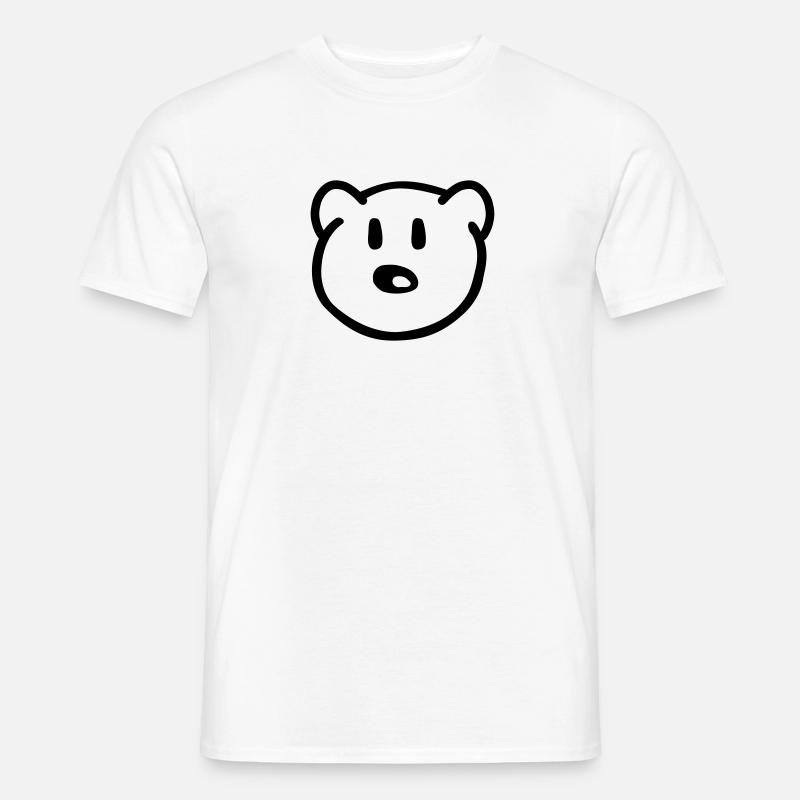 Teddy - Männer T-Shirt - Weiß