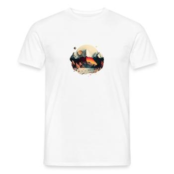 SURREAL - Men's T-Shirt - white - Front - AI Model Male 178 dark (178cm)