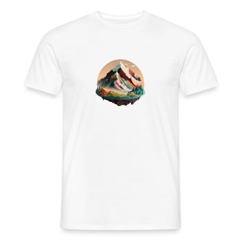 SURREAL - Men's T-Shirt - white - Front - AI Model Male 178 dark (178cm)