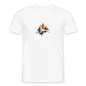 SURREAL - Men's T-Shirt - white - Front - AI Model Male 178 dark (178cm)