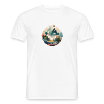 SURREAL - Men's T-Shirt - white - Front - AI Model Male 178 dark (178cm)