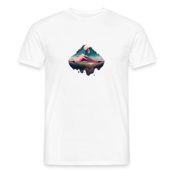 SURREAL - Men's T-Shirt - white - Front - AI Model Male 178 dark (178cm)