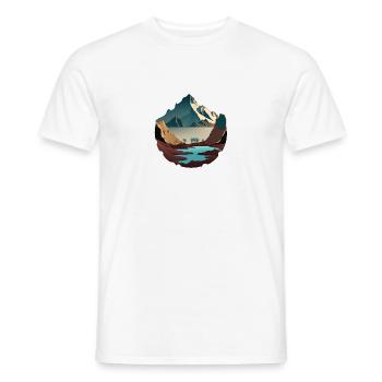 SURREAL - Men's T-Shirt - white - Front - AI Model Male 178 dark (178cm)