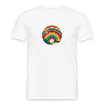 RAINBOW - Men's T-Shirt - white - Front - AI Model Male 178 dark (178cm)