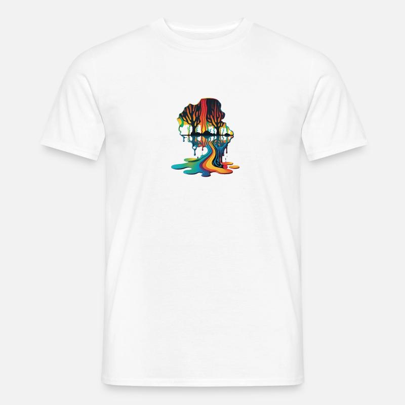 DRIPPY - Männer T-Shirt - Weiß