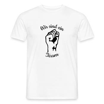 Ein Team zum gewinnen - Männer T-Shirt - Weiß - Vorne - AI Model Male 178 dark (178cm)