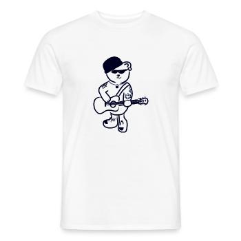 Manslayer Bear - Men's T-Shirt - white - Front - AI Model Male 178 dark (178cm)