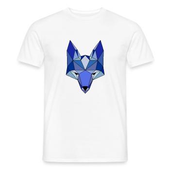 Renard bleu - T-shirt homme - blanc - Devant - AI Model Male 178 dark (178cm)