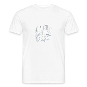 Christian Humor: Ctrl Alt Pray - Men's T-Shirt - white - Front - AI Model Male 178 dark (178cm)