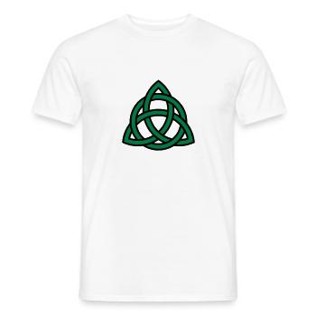 Celtic knot - Männer T-Shirt - Weiß - Vorne - AI Model Male 178 dark (178cm)
