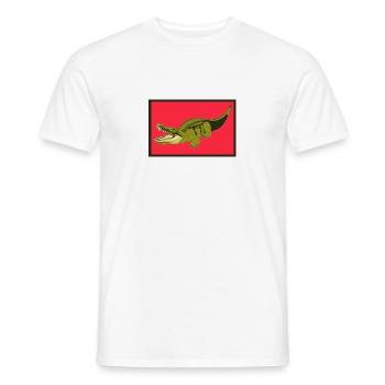 Alligator - Männer T-Shirt - Weiß - Vorne - AI Model Male 178 dark (178cm)