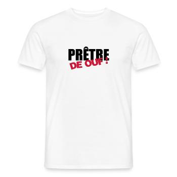 Pfarrer / Priester / Katholisch / Religion - Männer T-Shirt - Weiß - Vorne - AI Model Male 178 dark (178cm)