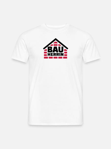 Bauherrin - Männer T-Shirt - Weiß