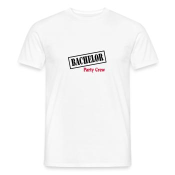 Bachelor Party Crew - Männer T-Shirt - Weiß - Vorne - AI Model Male 178 dark (178cm)