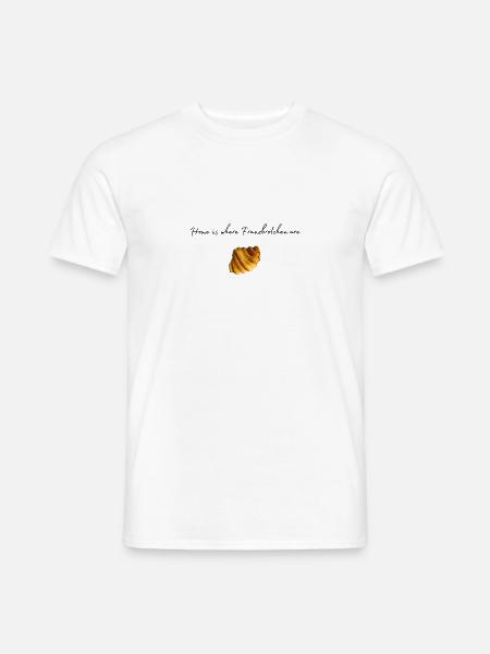 Home is where Franzbrötchen are - Männer T-Shirt - Weiß