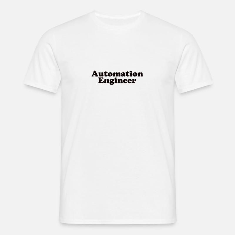 Automatisierungstechniker SPS Programmierer - Männer T-Shirt - Weiß