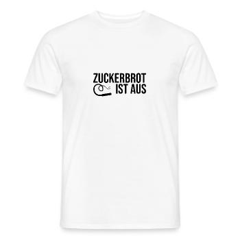 Zuckerbrot ist aus BDSM Fetisch Peitsche - Männer T-Shirt - Weiß - Vorne - AI Model Male 178 dark (178cm)