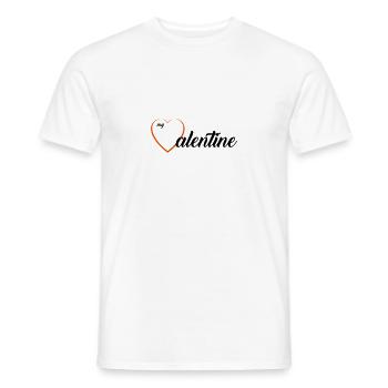Valentinstag Herz - Männer T-Shirt - Weiß - Vorne - AI Model Male 178 dark (178cm)