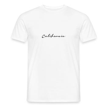 Californie - T-shirt homme - blanc - Devant - AI Model Male 178 dark (178cm)