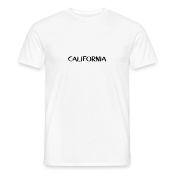 Californie - T-shirt homme - blanc - Devant - AI Model Male 178 dark (178cm)
