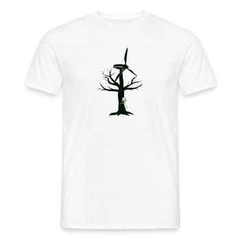 Wind of Change (dunkel) - Männer T-Shirt - Weiß - Vorne - AI Model Male 178 dark (178cm)
