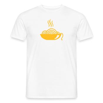 Noodles - Men's T-Shirt - white - Front - AI Model Male 178 dark (178cm)