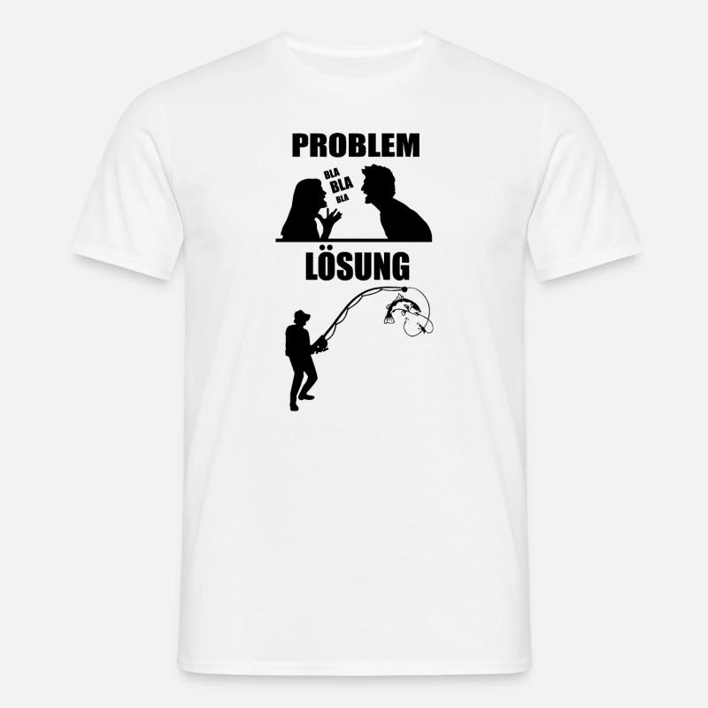 Fliegenfischen Evolution - Männer T-Shirt - Weiß