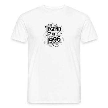 La légende de l’anniversaire de 1996 - T-shirt homme - blanc - Devant - AI Model Male 178 dark (178cm)