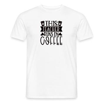 Teacher Learning Teaching Kindergarten Student School - Men's T-Shirt - white - Front - AI Model Male 178 dark (178cm)
