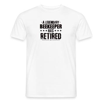 Bienen Imkerei Imker Honig Bienenzüchter Lustig - Männer T-Shirt - Weiß - Vorne - AI Model Male 178 dark (178cm)