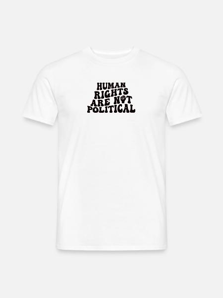 Menschenrechte Politik Freiheit Demonstrieren - Männer T-Shirt - Weiß