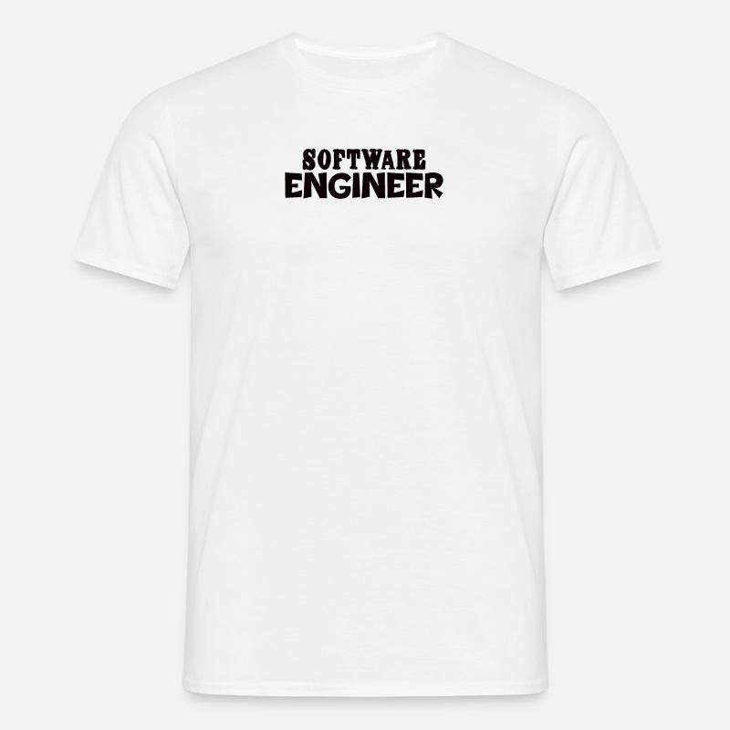 Softwareentwickler Programmierer Geschenk - Männer T-Shirt - Weiß