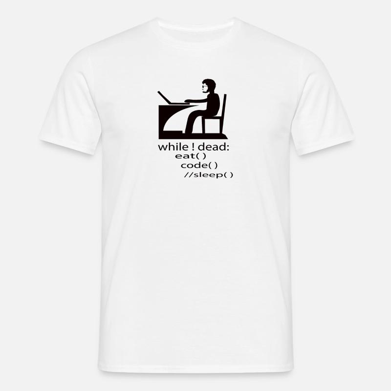 Softwareentwickler Programmierer Geschenk - Männer T-Shirt - Weiß