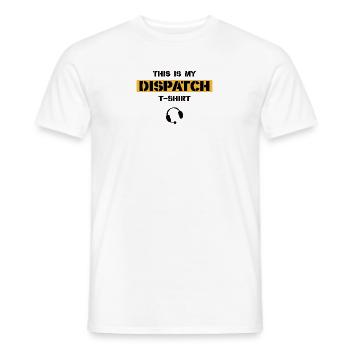 Bester Disponent Spruch Geschenk Beruf Logistik - Männer T-Shirt - Weiß - Vorne - AI Model Male 178 dark (178cm)