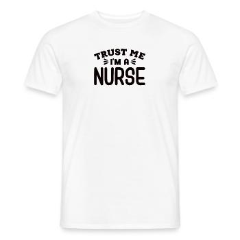 Arzthelferin Krankenpflegerin Arztpraxis Nadel - Männer T-Shirt - Weiß - Vorne - AI Model Male 178 dark (178cm)