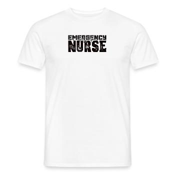 Service ambulancier Infirmier paramédical - T-shirt homme - blanc - Devant - AI Model Male 178 dark (178cm)